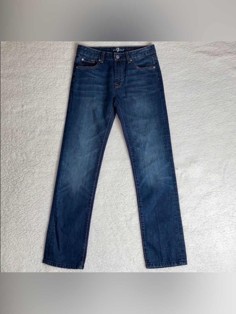7 for all mankind Jeans Denim Skinny Dark Size 14